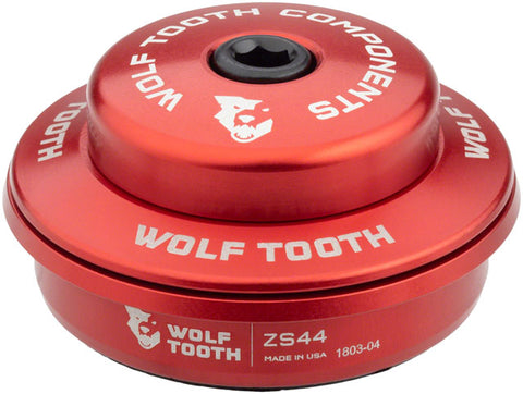 Wolf Tooth Premium Headset - ZS44/28.6 Upper, 6mm Stack, Red