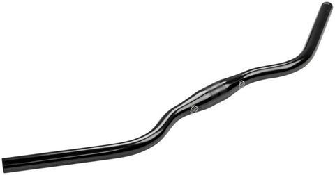 Velo Orange Curvy Handlebar - 31.8, 30 Degree Sweep, 0mm Rise, 680mm width, Black