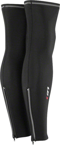 Garneau Zip Leg Warmer 2: Pair~ Black~ XL