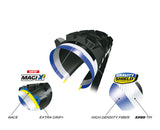 Michelin Wild Enduro Tire - 27.5 x 2.4, Tubeless, Folding, Black, 60tpi, Front, Magi-X, Ebike