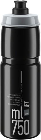 Elite SRL Jet Water Bottle - 750ml, Black/Gray