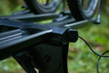 Piston Pro X Hitch Bike Rack - 2-Bike, 2" Receiver, LED Lights with 4-Pin Plug, Kashima Coat, Galaxy Gray