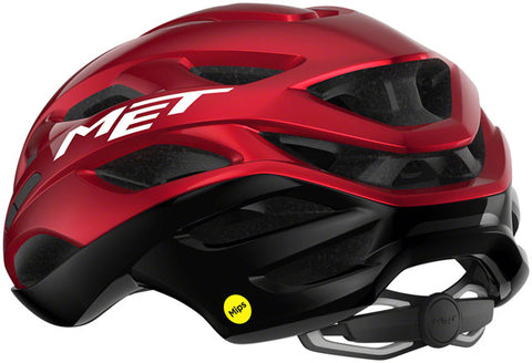 MET Estro MIPS Helmet - Red/Black Metallic, Glossy, Small