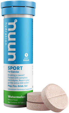 Nuun Sport Hydration Tablets: Watermelon, Box of 8 Tubes