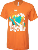 Teravail Daydreamer T-shirt - Burnt Orange/Yellow/Emerald/Cream, X-Small