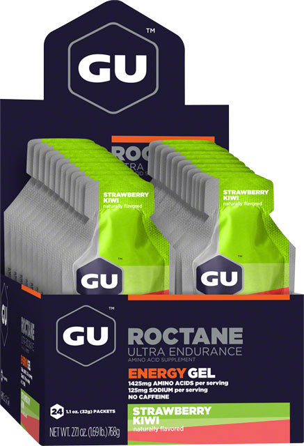 GU Roctane Energy Gel - Strawberry Kiwi, Box of 24