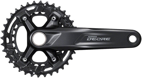 Shimano Deore FC-M4100-B2 Crankset - 170mm, 10-Speed, 36/26t, 96/64 BCD, For 51.8mm Chainline, Black
