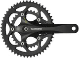 Shimano FC-R345-L Crankset - 175mm, 9-Speed, 50/34t, 5-bolt / 110 BCD, Octalink V2 Spindle Interface, Black