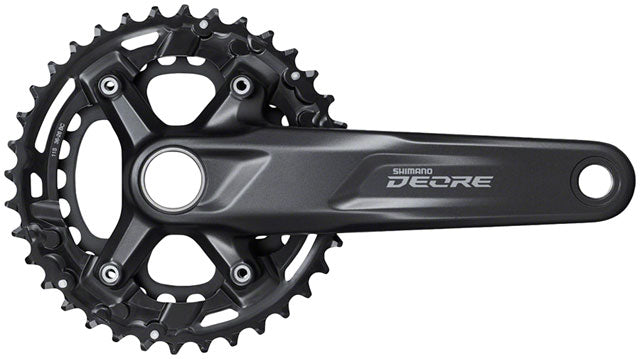 Shimano Deore FC-M5100-B2 Crankset - 175mm, 11-Speed, 36/26t, 96/64 BCD, Hollowtech II Spindle Interface, Black