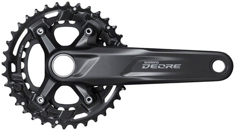 Shimano Deore FC-M5100-B2 Crankset - 175mm, 11-Speed, 36/26t, 96/64 BCD, Hollowtech II Spindle Interface, Black