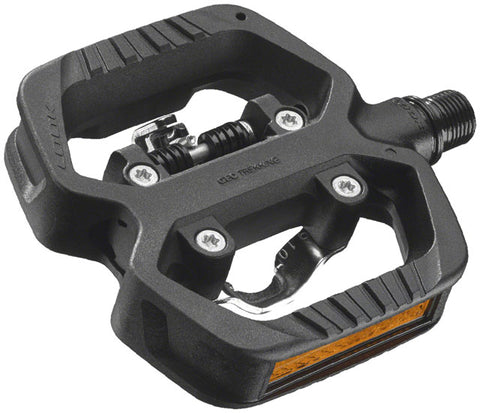 LOOK GEO TREKKING Pedals - Single Side Clipless with Platform, Chromoly, 9/16