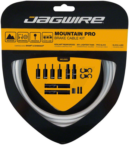 Jagwire Pro Brake Cable Kit Mountain SRAM/Shimano, White