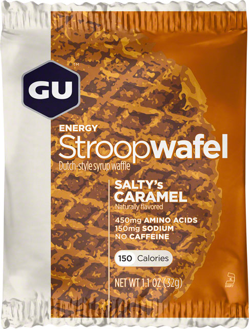 GU Energy Stroopwafel - Salty's Caramel, Box of 16