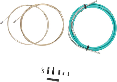 Jagwire Pro Brake Cable Kit Road SRAM/Shimano, Bianchi Celeste