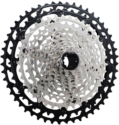 Shimano XT CS-M8100 Cassette - 12-Speed, 10-45t, Silver/Black, Micro Spline