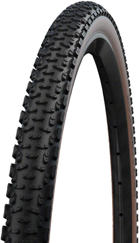 Schwalbe G-One Ultrabite Tire - 700 x 50, Tubeless, Folding, Black/Bronze, Performance Line, Race Guard, Addix