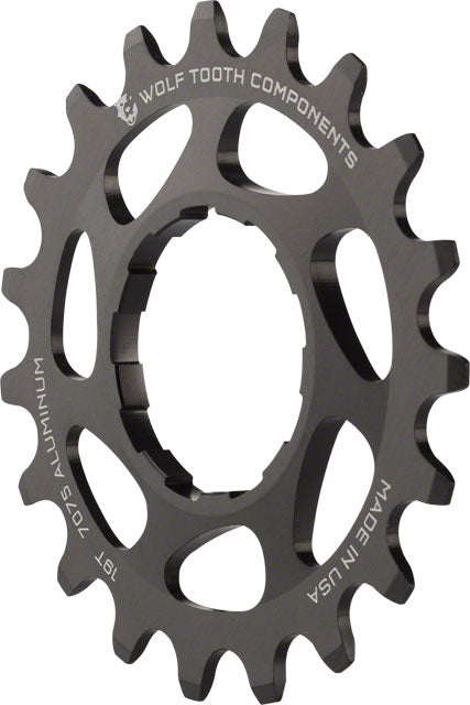 Wolf Tooth Single Speed Aluminum Cog: 19T, Compatible with3/32