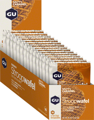 GU Energy Stroopwafel - Salty's Caramel, Box of 16