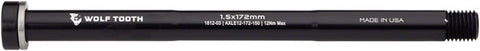 Wolf Tooth Rear Thru Axle - M12, 1.5 x 172mm, Black