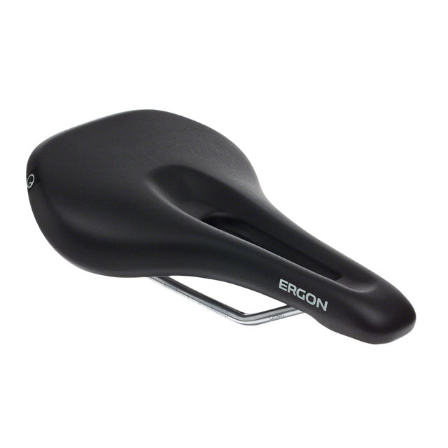 Ergon SM Saddle - Chromoly, Black, Women's, Medium/Large