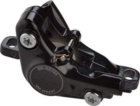 Shimano BR-RS785 Hydraulic Disc Brake Caliper with Resin Pads with Fins, Front or Rear