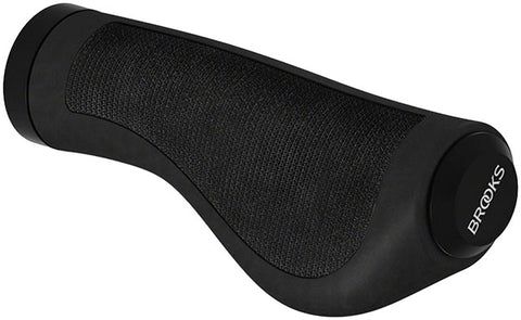 Brooks Ergonomic Rubber Grip - Black, 130/130mm