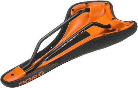 SDG Radar Saddle - Titanium Alloy, Black/Orange