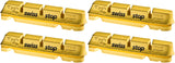 SwissStop FlashPro Set of 4 SRAM/Shimano Rim Brake Inserts, Yellow King Compound