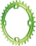 RaceFace Narrow Wide Chainring: 104mm BCD, 34t, Green