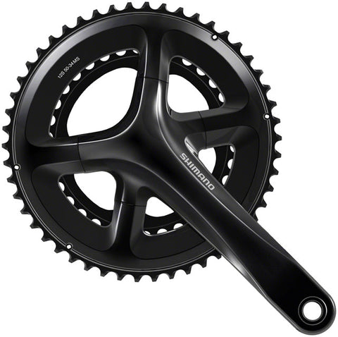 Shimano 105 FC-RS520 Crankset - 170mm, 12-Speed, 50/34t, 110 Asymmetric BCD, Hollowtech II Spindle Interface, Black