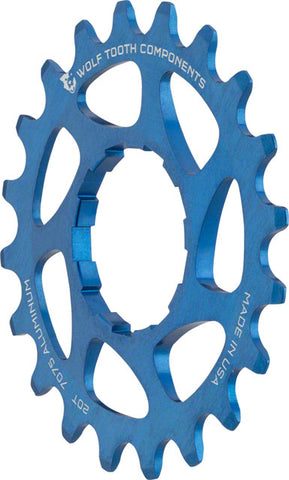 Wolf Tooth Single Speed Aluminum Cog: 20T, Compatible with 3/32