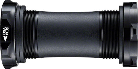 e*thirteen BSA Threaded Bottom Bracket - 68/73mm, For 30mm Spindle, Black