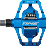 Time SPECIALE 12 Pedals - Dual Sided Clipless with Platform, Aluminum, 9/16", Blue