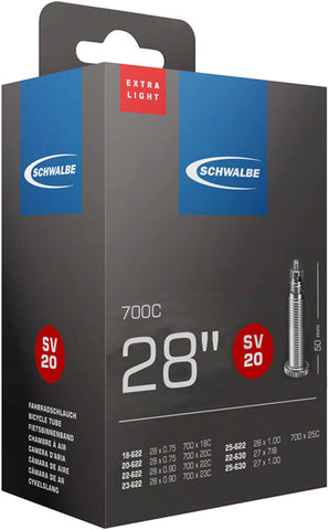 Schwalbe Extra Light Tube - 700 x 18 - 25mm, 50mm Presta Valve