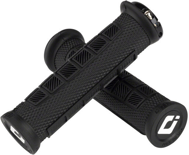 ODI Elite Pro Grips - Black, Lock-On