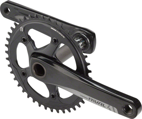 SRAM Rival 1 Crankset - 172.5mm, 10/11-Speed, 42t, 110 BCD, GXP Spindle Interface, Black