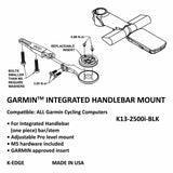 K-EDGE Integrated Handlebar System Mount for Garmin