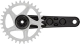 RaceFace Turbine Crankset - 175mm, Direct Mount, 136mm Spindle with CINCH Interface, 7050 Aluminum, Black