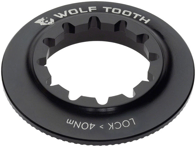 Wolf Tooth Centerlock Rotor Lockring - Internal Splined, Black