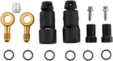 Jagwire Pro Quick-Fit Adapters for Hydraulic Hose - Fits SRAM Guide R/RS/RSC/Ultimate and Avid Juicy 5/7/Carbon/Ultimate