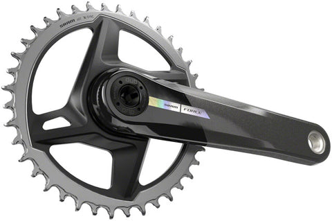 SRAM Force 1 Crankset - 172.5mm, 12-Speed, 40t, Direct Mount, DUB Spindle Interface, Iridescent Gray, D2