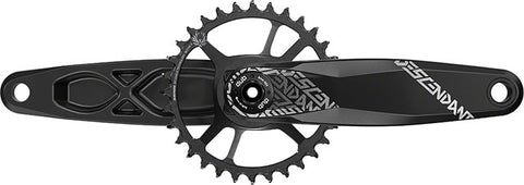 TruVativ Descendant 6K Aluminum Eagle Boost Crankset - 170mm, 12-Speed, 32t, Direct Mount, DUB Spindle Interface, Black