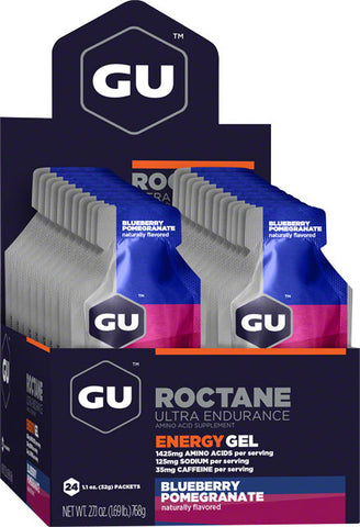 GU Roctane Energy Gel - Blueberry-Pomegranate, Box of 24