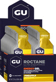GU Roctane Energy Gel - Pineapple, Caffeine Free, Box of 24