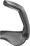Ergon GP5 Grips - Black/Gray, Lock-On, Gripshift, Large