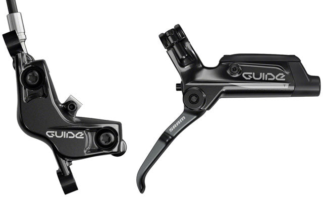 SRAM Guide T Disc Brake and Lever - Rear, Hydraulic, Post Mount, Black, A1