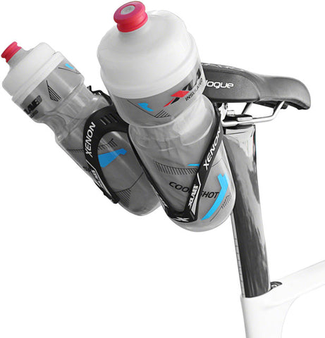 XLAB Mini Wing 105 Saddle Mounted Dual Water Bottle Carrier System