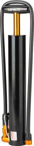 Lezyne Micro Floor Drive XL Large Volume 35psi Handpump- with Foot Peg, Black