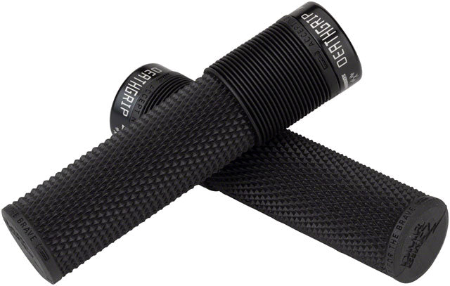 DMR DeathGrip Race Edition Grips - Thin, Flangeless, Lock-On, Black