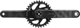 SRAM XX1 Eagle Carbon Fat Bike Crankset - 175mm, 12-Speed, 30t, Direct Mount, DUB Spindle Interface, For 190mm Rear Spacing, Black